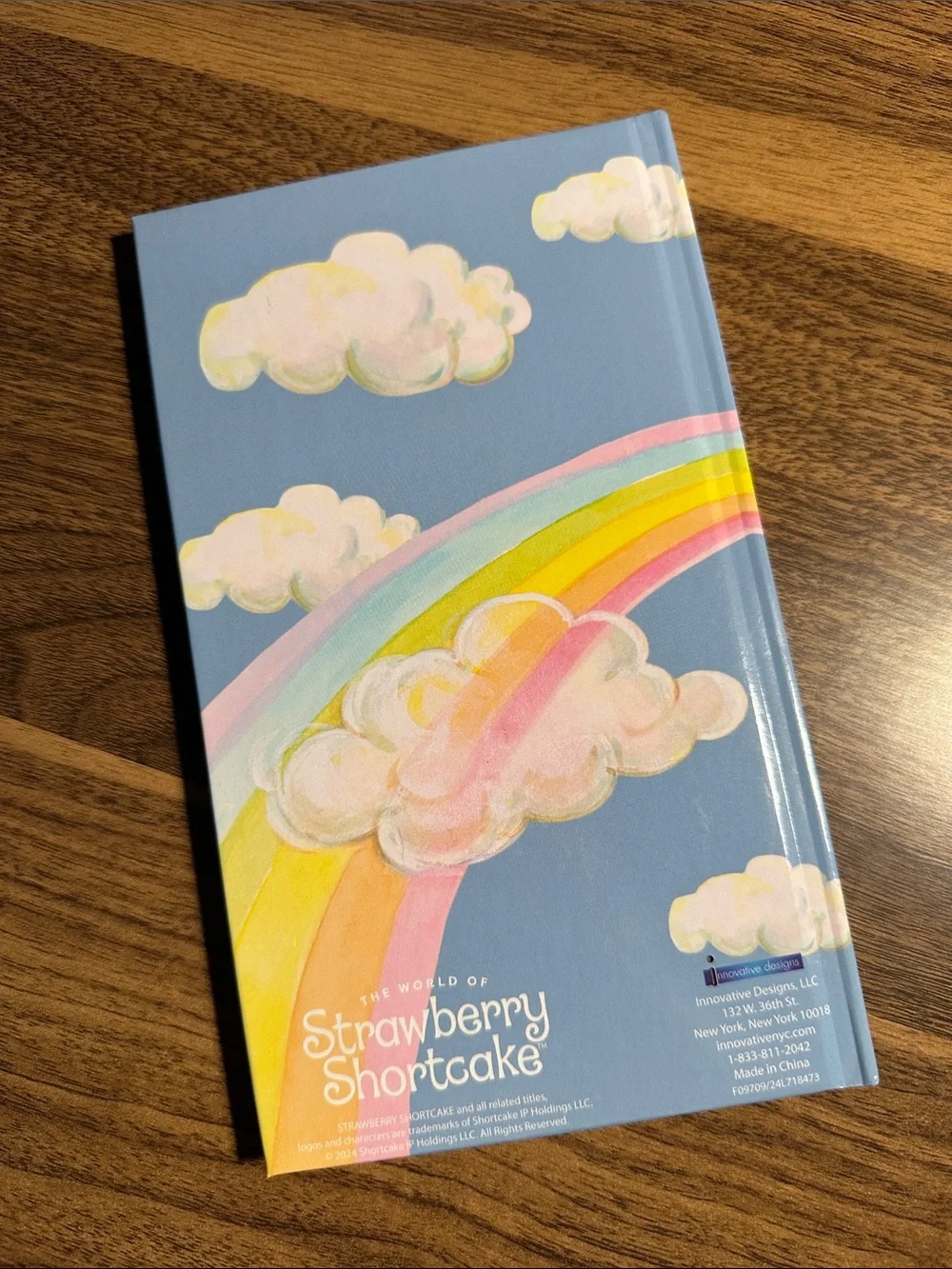 Strawberry Shortcake Rainbow Cloud Hardcover Notebook